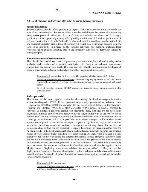 Site selection and carrying capacity in Mediterranean ... - FAO Sipam