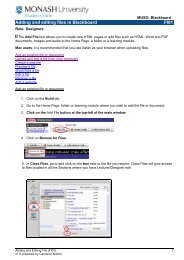 Adding and editing files in Blackboard