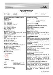 EG-Sicherheitsdatenblatt Stickstoff, verdichtet