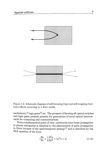 Studies on Some Aspects of Light Beam Propagation Through ...