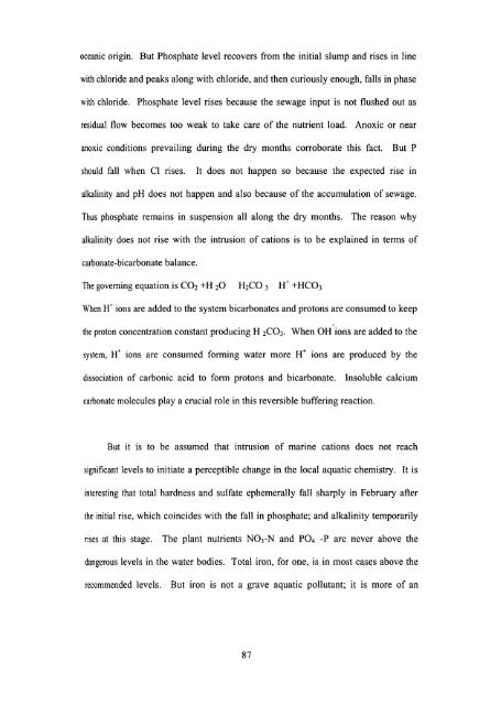 Salinity Intrusion and Seasonal Water Quality Variations in the Tidal ...