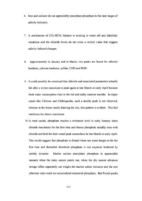 Salinity Intrusion and Seasonal Water Quality Variations in the Tidal ...