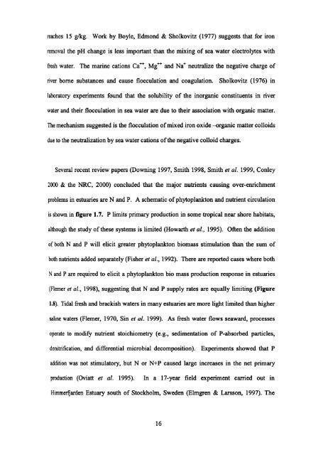 Salinity Intrusion and Seasonal Water Quality Variations in the Tidal ...