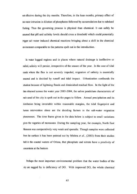 Salinity Intrusion and Seasonal Water Quality Variations in the Tidal ...