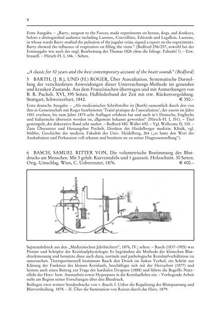 Geschichte der Kardiologie von Harvey bis Barnard ANTIQUARIAT ...