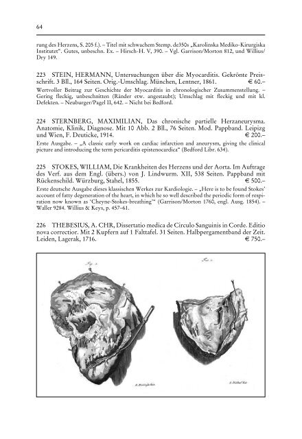 Geschichte der Kardiologie von Harvey bis Barnard ANTIQUARIAT ...