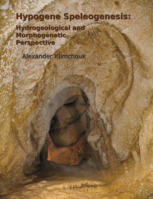 Download PDF - Speleogenesis