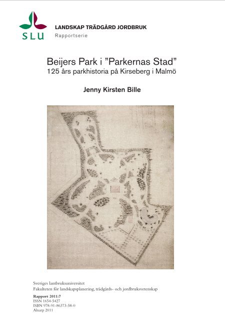 Beijers Park i u201dParkernas Stadu201d - Epsilon Open Archive - SLU