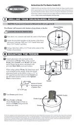 Instructions for Pro Hunter Feeder Kit - EBSCO Information Services