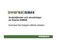 Analystjänster vid Swerea KIMAB - IVF