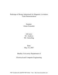 Final Project Report - Bradley University ECE department