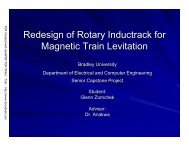 Redesign of Rotary Inductrack for Magnetic Train Levitation