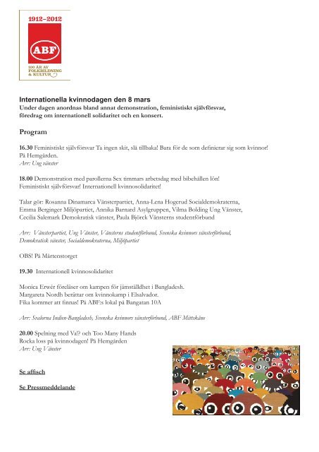 Nyhetsbrev Mars 2012 - ABF