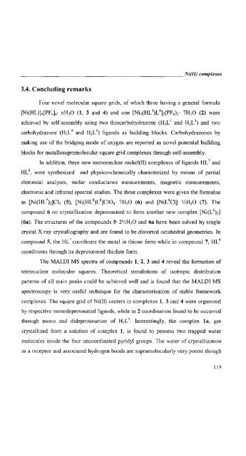 Self-assembled Transition Metal Coordination Frameworks of ...