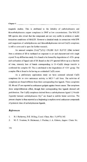 Self-assembled Transition Metal Coordination Frameworks of ...