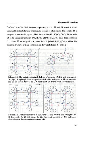 Self-assembled Transition Metal Coordination Frameworks of ...