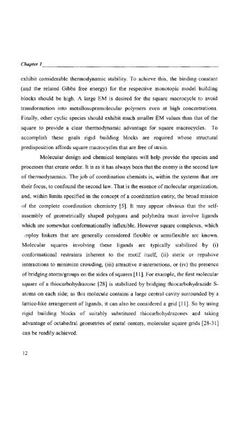 Self-assembled Transition Metal Coordination Frameworks of ...