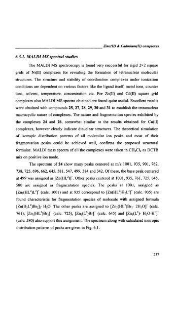 Self-assembled Transition Metal Coordination Frameworks of ...