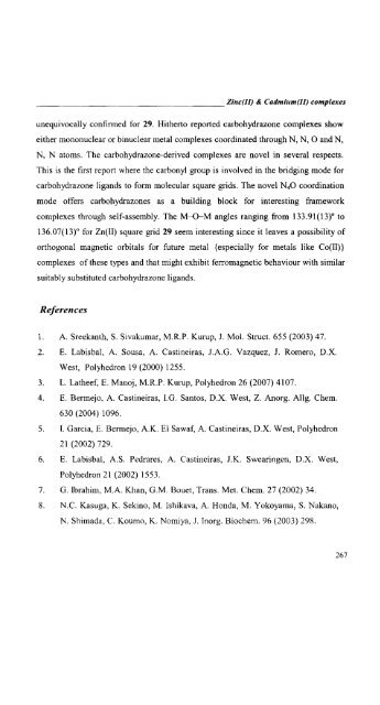 Self-assembled Transition Metal Coordination Frameworks of ...