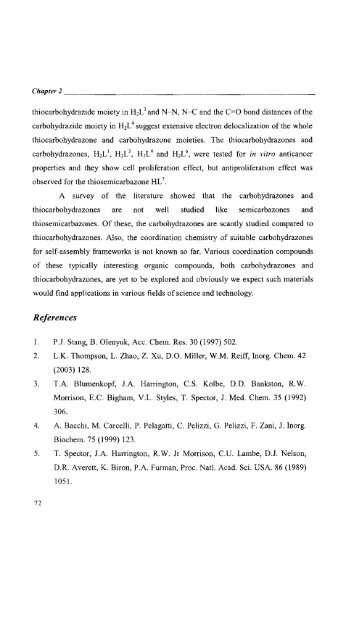 Self-assembled Transition Metal Coordination Frameworks of ...