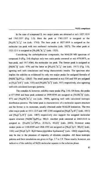 Self-assembled Transition Metal Coordination Frameworks of ...