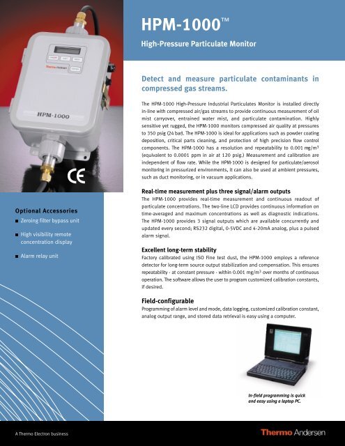 HPM-1000™ - Instrumentcompaniet AS