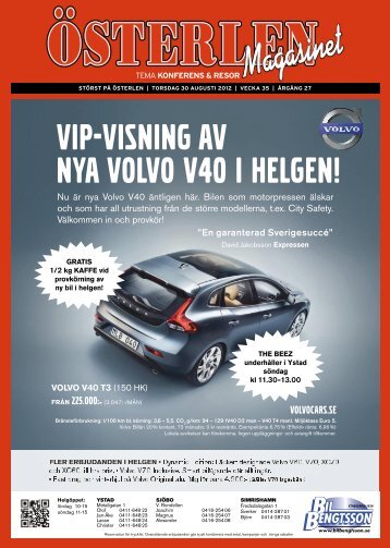 VIP-visning av Nya Volvo V40 i helgen! - IQ Pager