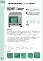 ALMEMO® MEASURING INSTRUMENTS - Instrumentcompaniet AS