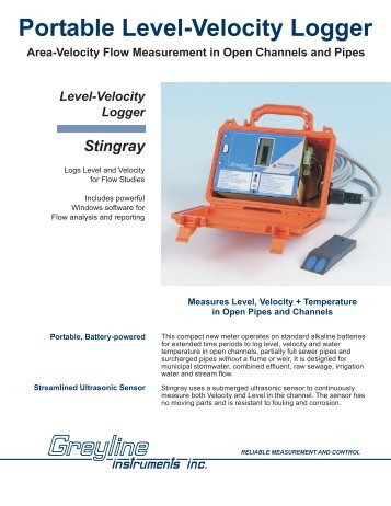 Stingray Brochure - Instrumentcompaniet AS