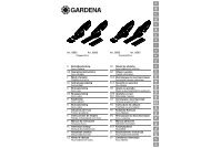 Betriebsanleitung - Karriere - GARDENA