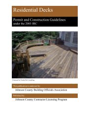 Residential Decks Permit and Construction - City of Shawnee