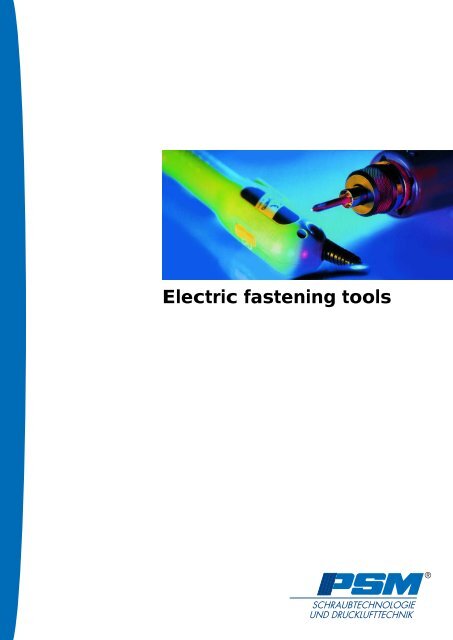 Electric fastening tools - psm-muenchen.de