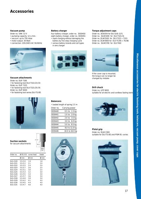 Electric fastening tools - psm-muenchen.de