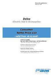 Delvo Consumer Netto Price List - psm-muenchen.de