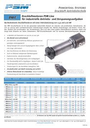 Powertool Systems Druckluft-Antriebstechnik