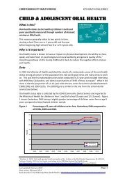 Read the full issue summary for oral health - Healthy Christchurch