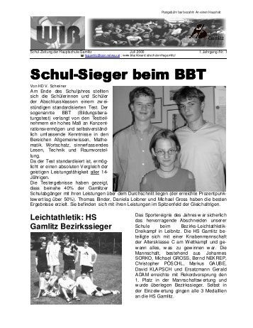 PDF 3MB - Hauptschule Gamlitz