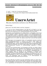 Unerwartet - Information zu Hartmut Piekatz