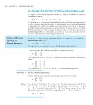 10.3 POWER METHOD FOR APPROXIMATING EIGENVALUES