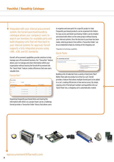 eProcurement Solutions - Farnell