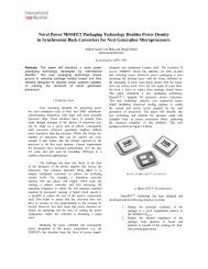 Novel Power MOSFET Packaging Technology Doubles Power ...