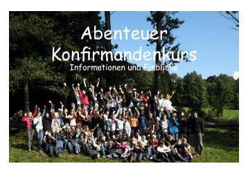 Konzept des KonfiKurses - Evangelische Kirchengemeinde ...