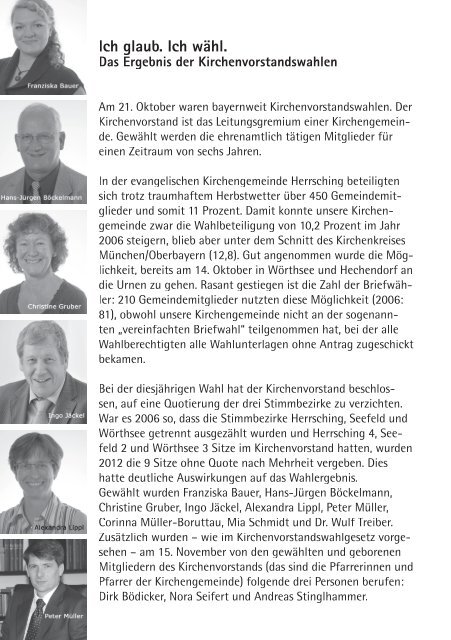 Gemeindebrief Dezember 2012 bis Januar 2013 - Evangelische ...