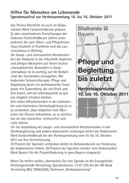 Gemeindebrief September bis November 2011 - Evangelische ...