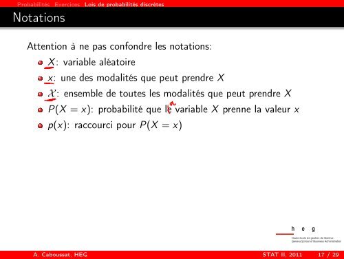 Statistiques II