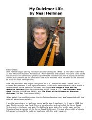 Print this Article - Mel Bay's Dulcimer Sessions