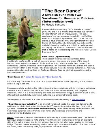 ?The Bear Dance? - Mel Bay's Dulcimer Sessions