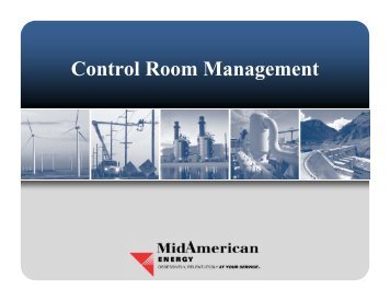 Control Room Management Program