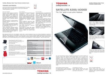 satellıte a300/a300d - Toshiba