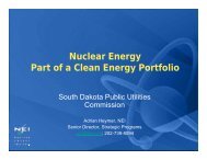 Nuclear Energy Part of a Clean Energy Portfolio - South Dakota ...